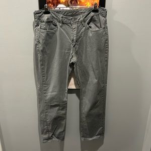 Levi’s Vintage 511 Gray Straight Leg Jeans size 34 x 29. Great condition